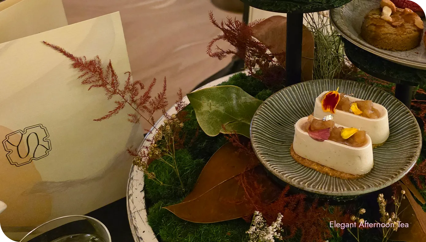 Nashi and Kuri sweets served at the Yoshoku Afternoon Tea at Waldorf Astoria New York
