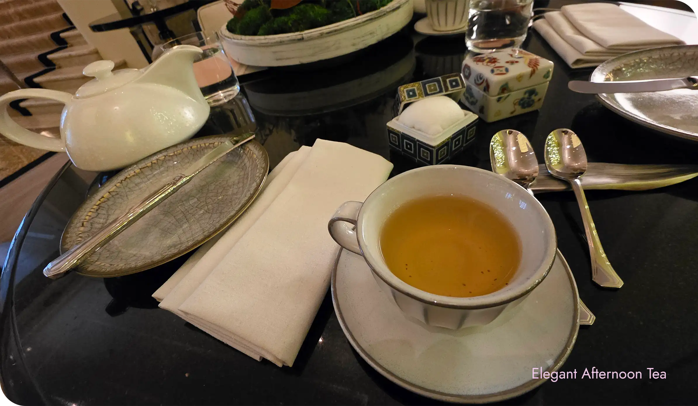 Yoshoku Soba Cha Tea at Waldorf Astoria New York